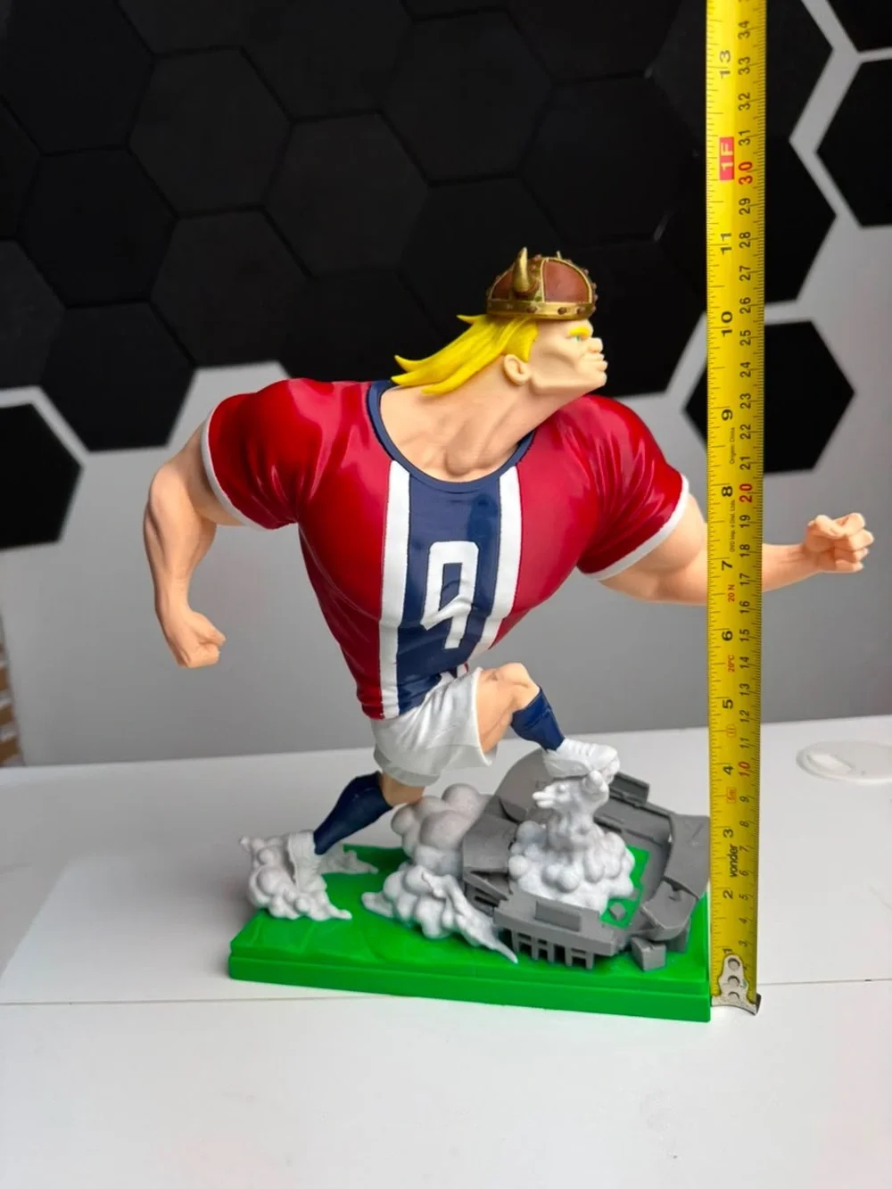 11” Erling Haaland Norway #9 3D Printed Soccer Statue Figure